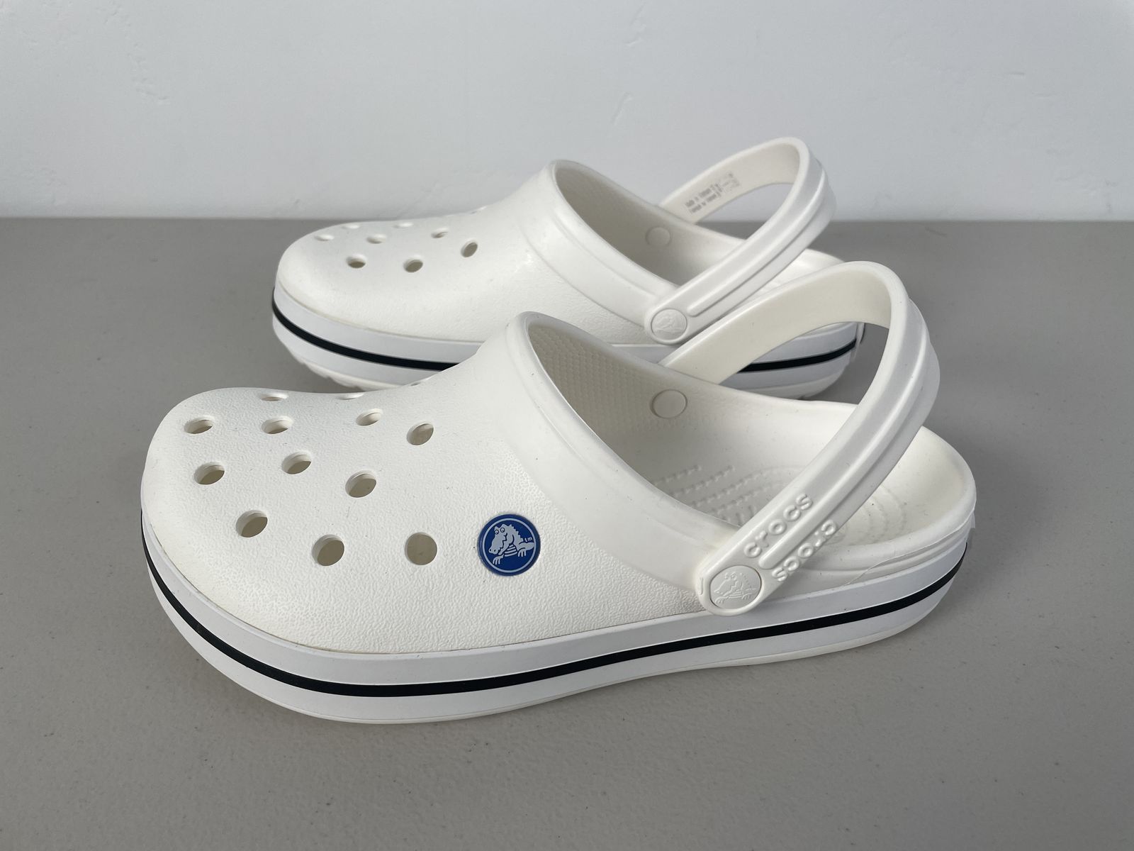 Brand New White Crocs Men Size 8, Women Size 8