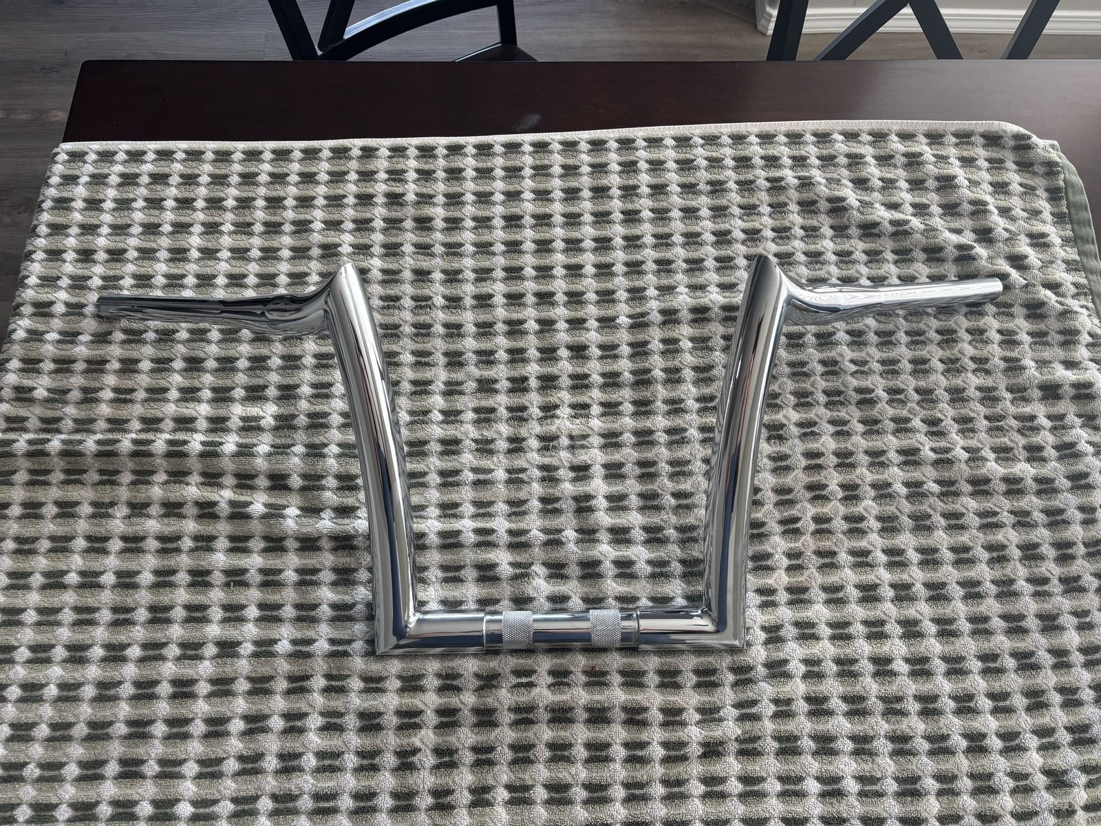 Factory 47 Harley Davidson 12" Signature Chrome Handlebars Ape Hangers
