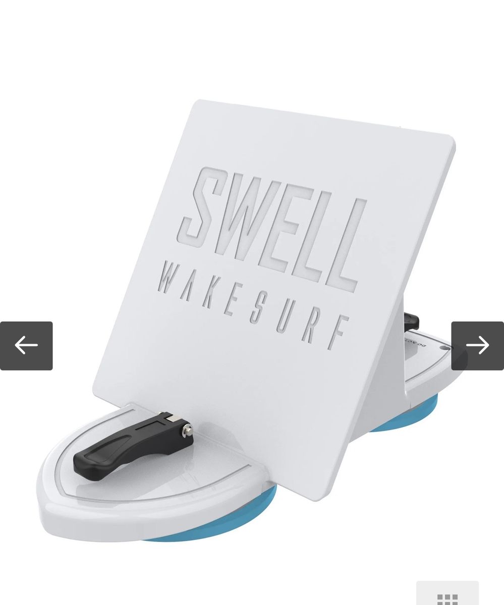 SWELL Wakesurf Creator 2.0 Shaper - 9x8 inch Wave Shaping Area - White