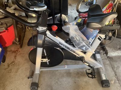 Yosuda Indoor Stationary Exercise Bike with LCD Monitor and extra seat