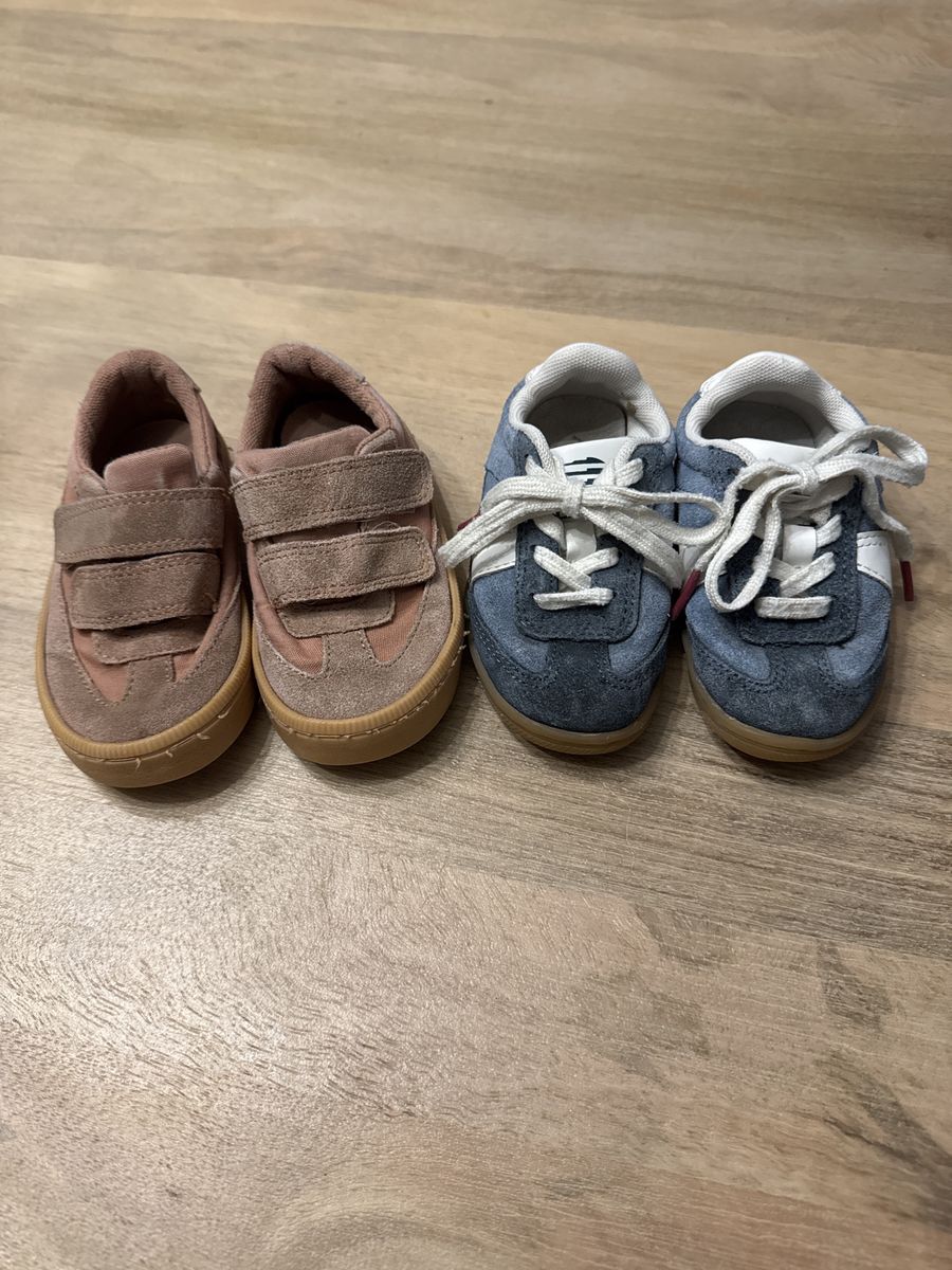 2 pairs of Zara toddler tennis shoes, size 22