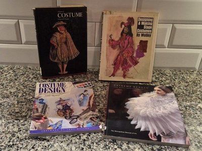 Costume Design Books Lot: Designing Stage Costumes, Costume & Extreme Beauty Fashion History