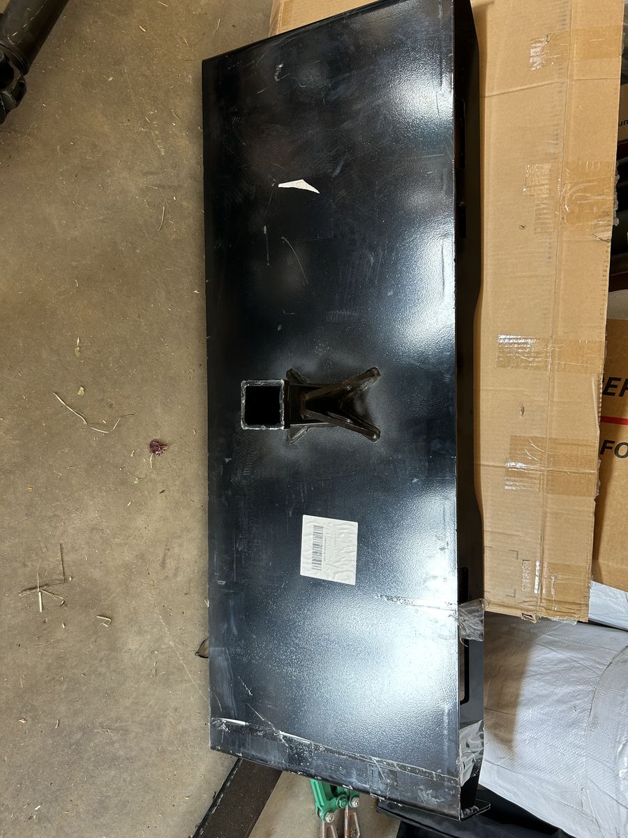 Skid Steer Mount Plate with 2" Receiver Hitch