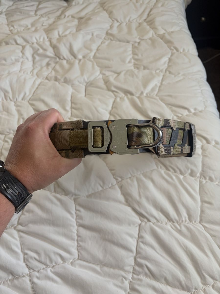 Agilite Magnetix Battle Belt Tactical MOLLE Belt Camo with Cobra Buckle