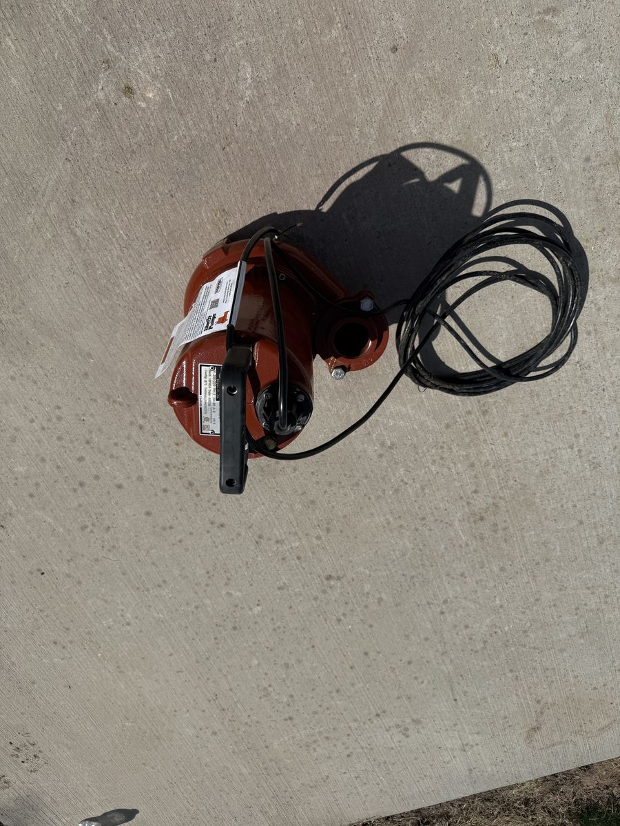 New Heavy Duty Septic Pump