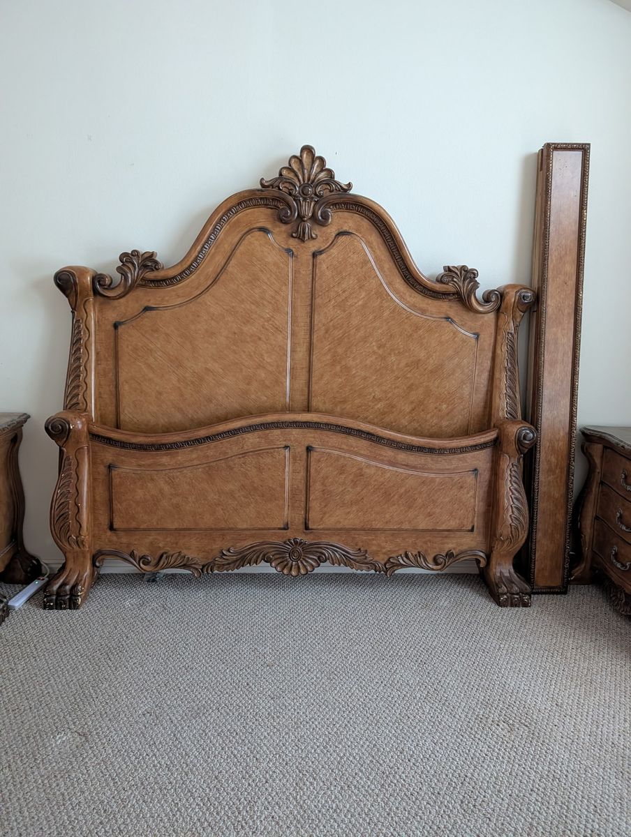 King Bedroom Set Solid Wood