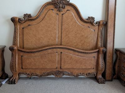 King Bedroom Set Solid Wood