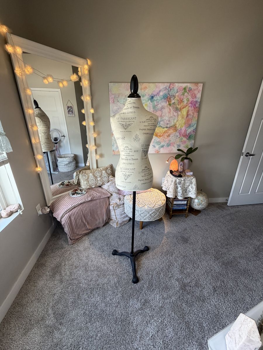 Heavy Dress Form w/ Iron Base (Vintage Style)