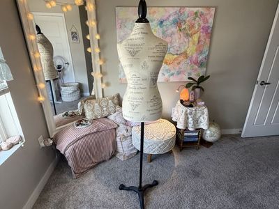 Heavy Dress Form w/ Iron Base (Vintage Style)