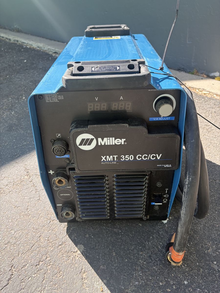 Miller XMT 350 CC/CV Multiprocess Welder + MIG Welding Gun