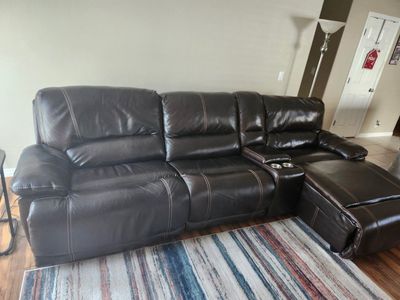 Leather Sectional Couch