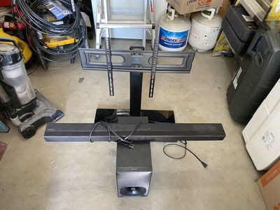 Mixed Home Theater Sound System & TV Stand Lot
