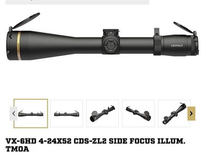 Leupold VX-6HD 4-24X 52 Rifle Scope – Illuminated TMOA