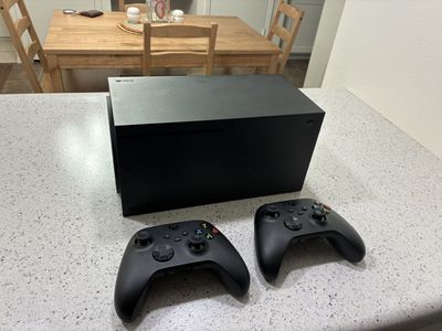 Xbox X (with 2 controllers)