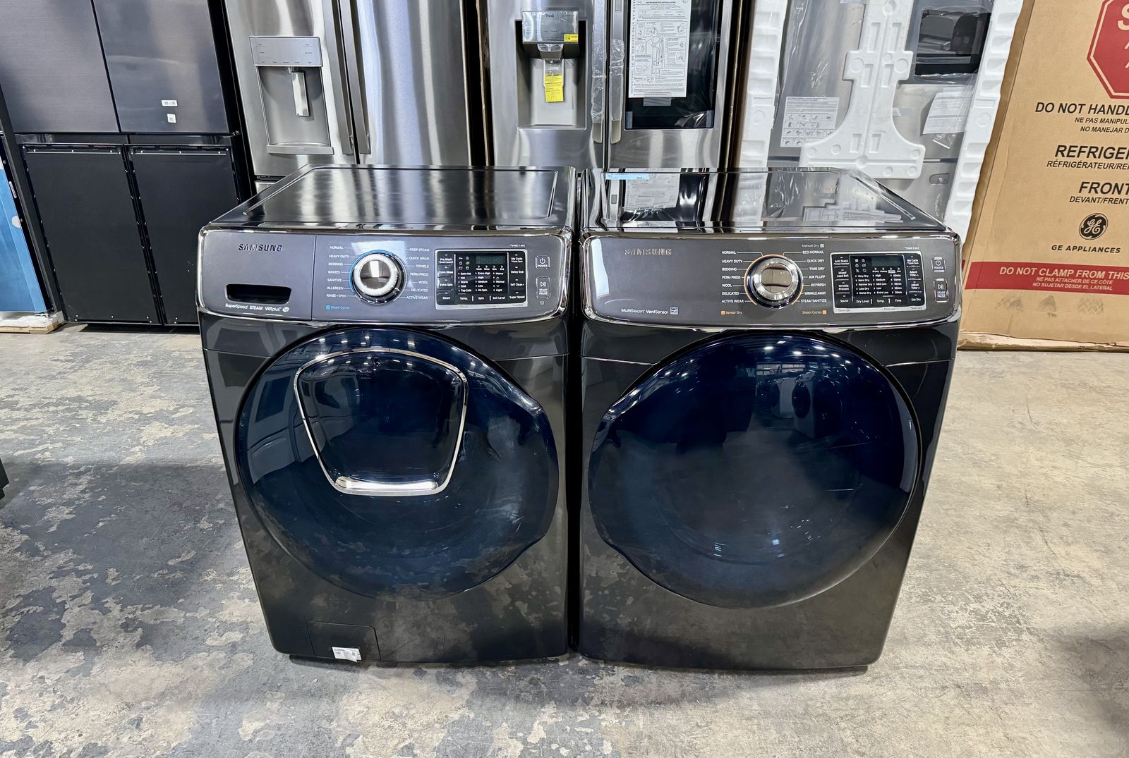 SAMSUNG ADDWASH WASHER AND DRYER SET
