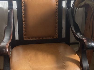 Leather Western Rocking Chair