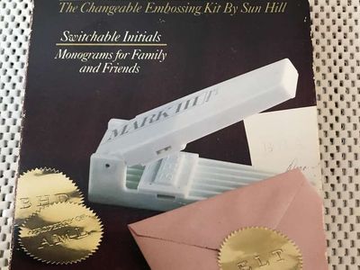 Mark III The Changeable Embossing Kit Vintage, Never Used