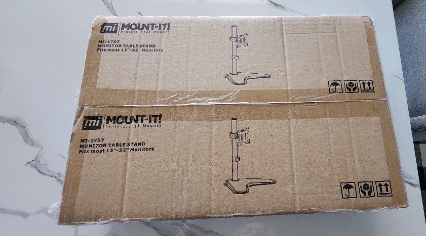 Mount it computer monitor table stand 13-32" new