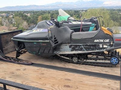 3 Arctic Cat EXT Snowmobiles from the 90's