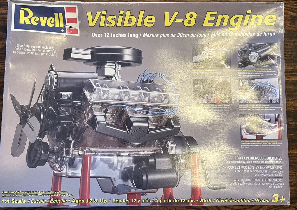 Revell Visible V-8 Engine model
