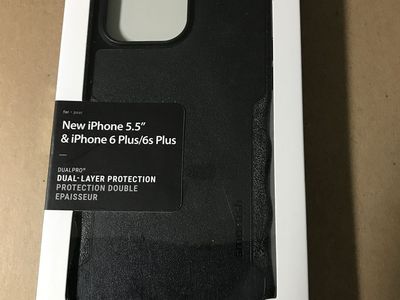 Incipio New iPhone 5.5” & iPhone 6 Plus/6s Plus Dual-Layer Protection, Black