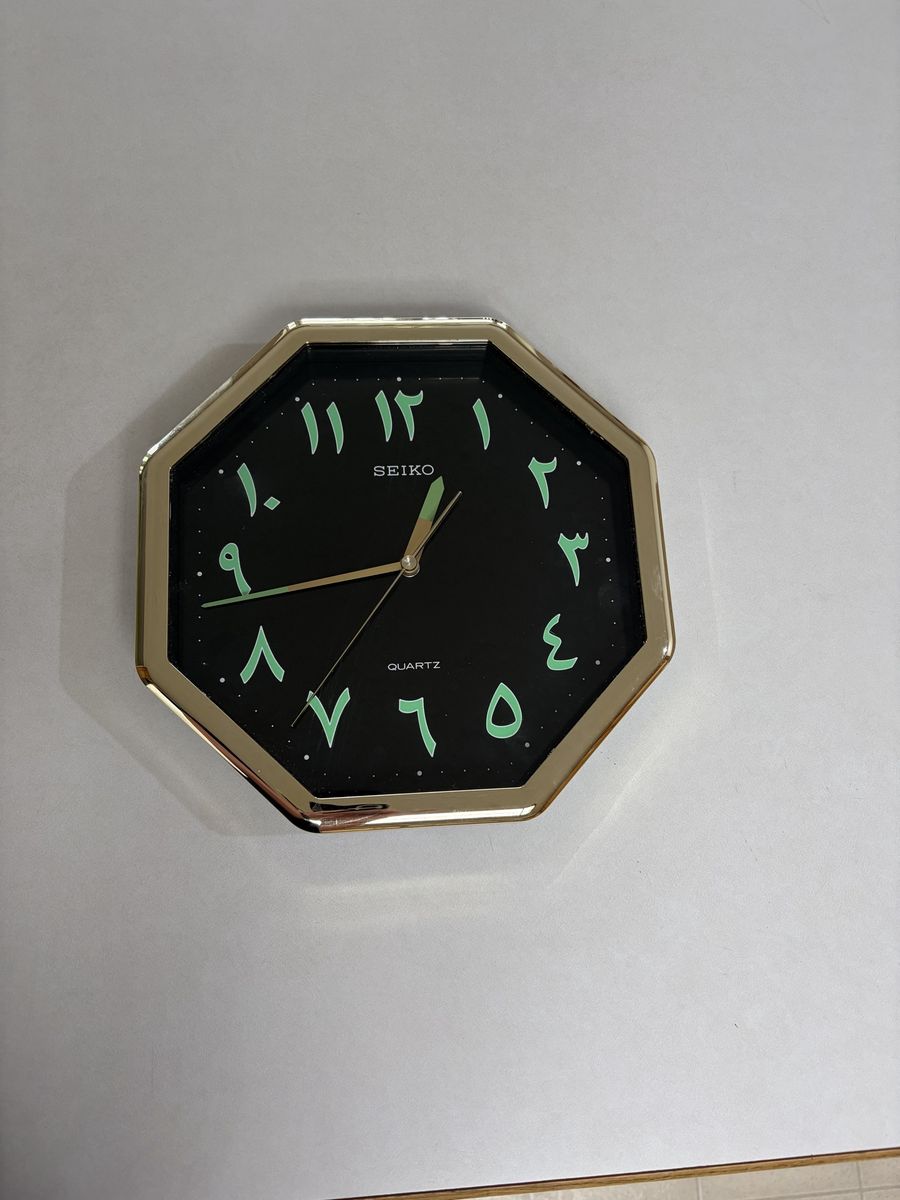 Seiko Wall Clocks with Arabic Numerals – Set of 2