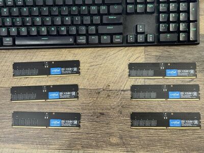 Crucial 32GB DDR5-4800 Desktop RAM (1 Left)