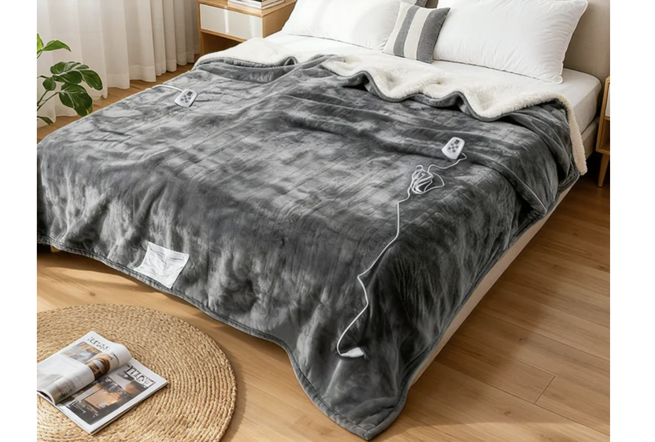 New in Box QUEEN. Heated Blanket, 84"x90" Electric Warming Blanket with 10 Heat Levels, Ultra-Soft