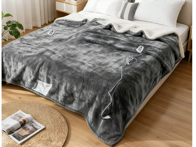 New in Box QUEEN. Heated Blanket, 84"x90" Electric Warming Blanket with 10 Heat Levels, Ultra-Soft