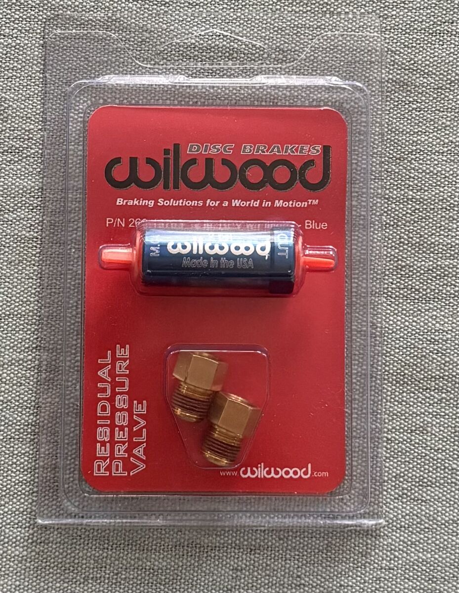 Wilwood Residual Pressure Valve