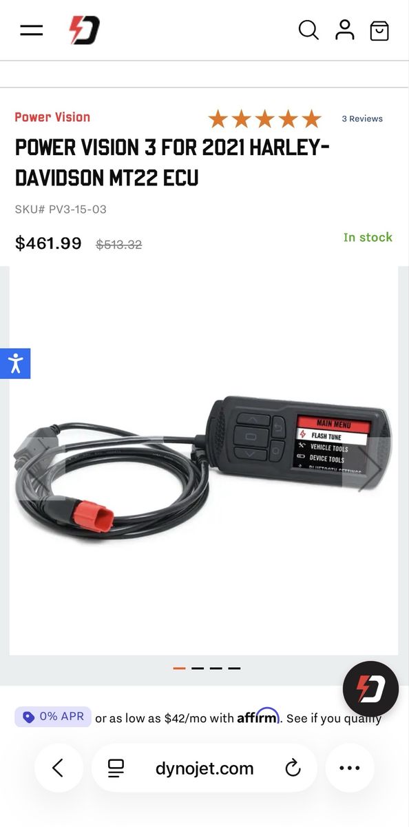 Dynojet Power Vision 3 Harley Davidson