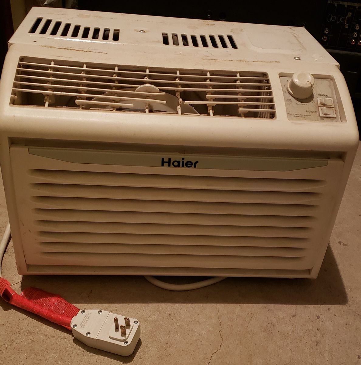 Haier 5,000 BTU Window AC, Air Conditioner; Model  HWF05XCK-T  115 VAC 4.6 Amps