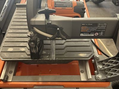Ridgid tile saw
