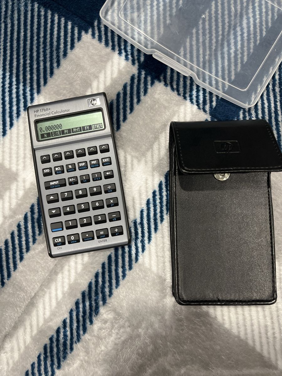 HP 17bII+ financial calculator