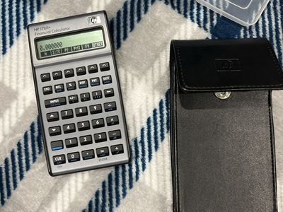 HP 17bII+ financial calculator