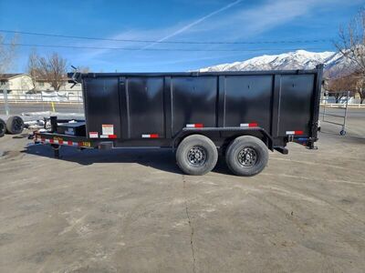 High wall dump trailer for rent