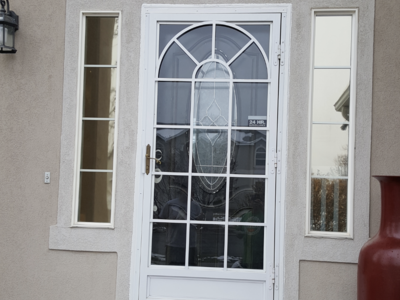 Storm door full length glass! Metal. Front door, back door, security door