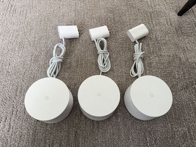 Google WiFi Mesh Router 3-Pack (AC1304) – Works Great