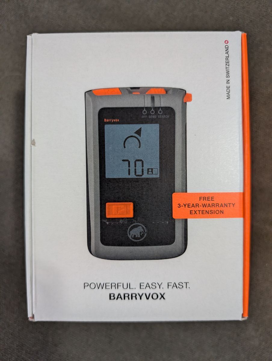 Avalanche Beacon - Mammut Barryvox - New