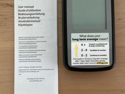 Airthings Corentium Home Radon Detector