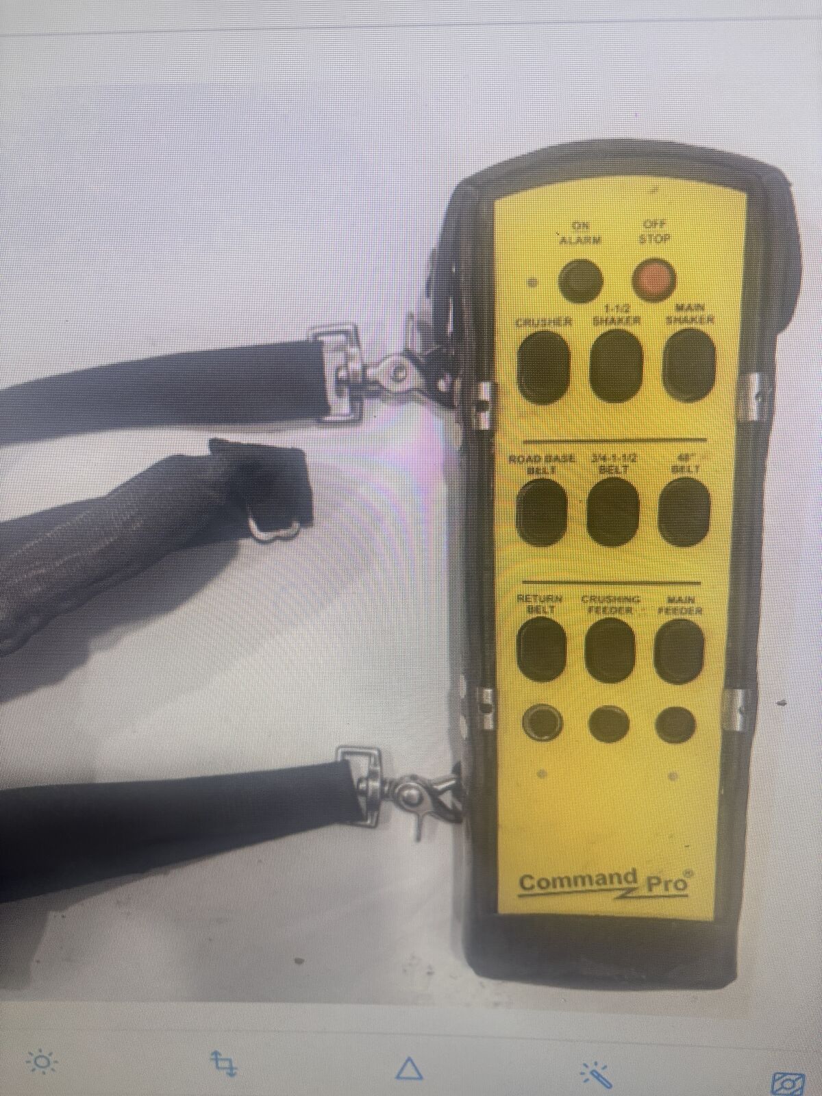 Remtron Command Pro Remote Controller Heavy Equipment Model 21T23 Pre-owned