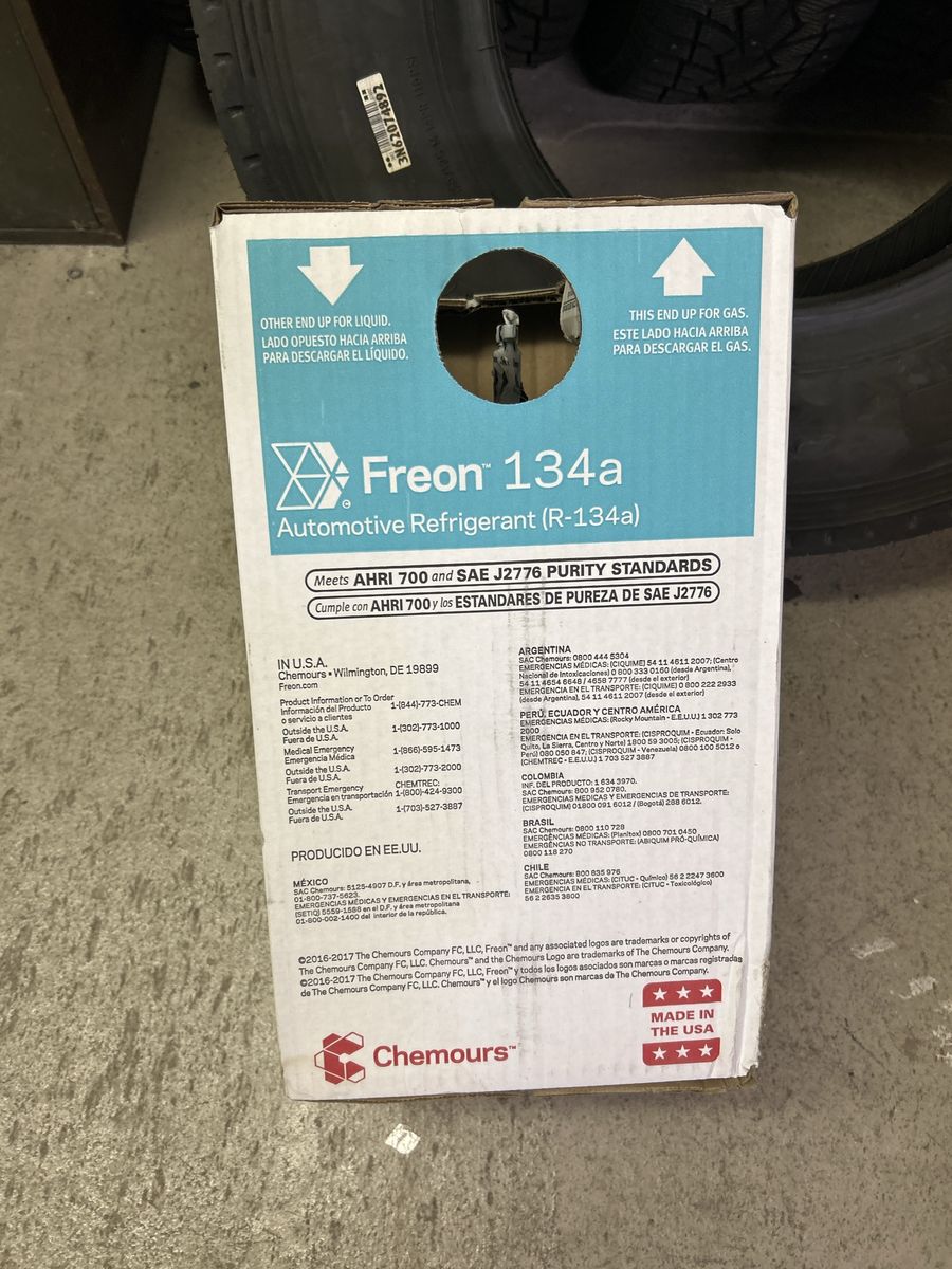 R 134a refrigerant Freon