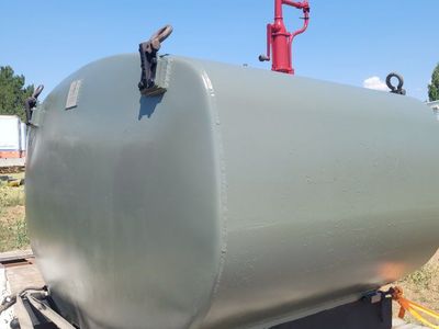 Heavy Duty Olive Green aluminum Fuel Storage Tank with Manual Hand Pump