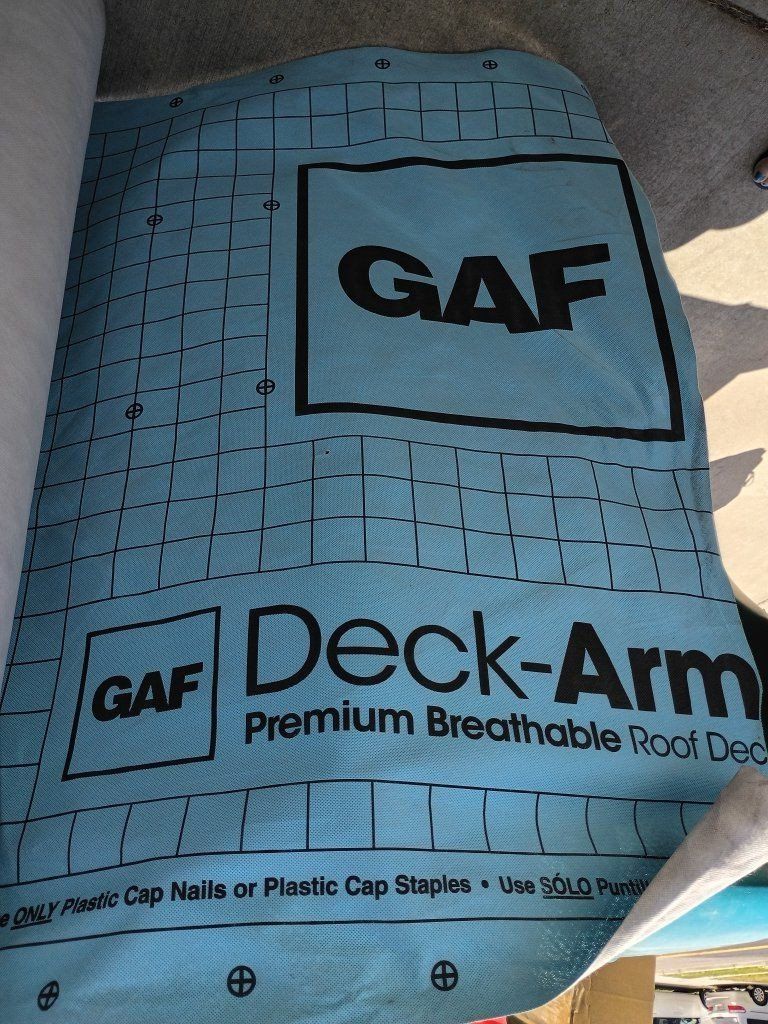 GAF Deck-Armor Premium Breathable Roof Deck Underlayment Roll - Blue