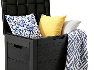 35 gallon outdoor storage deck box