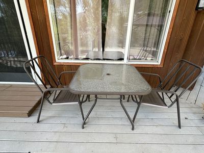 Outdoor Table with 2 Chairs