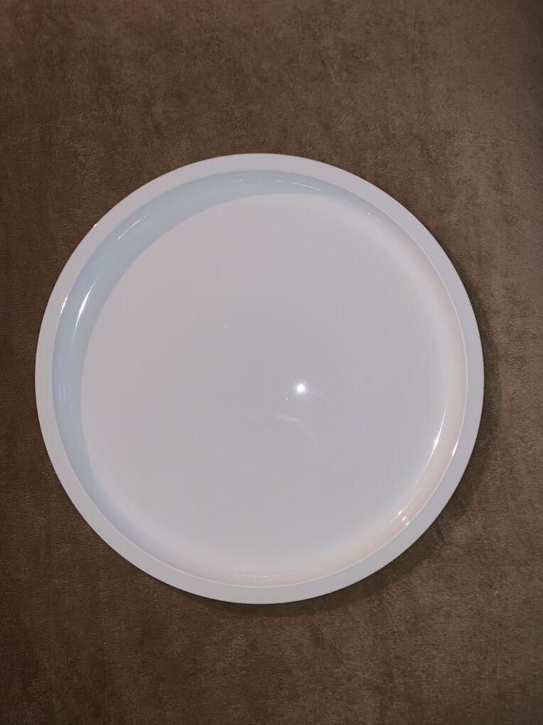15 Inch Serving Plate Ceramic White