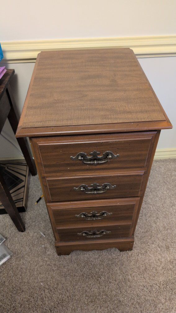 Wooden Filing Cabinet
