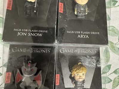 Tribe Game of Thrones 16GB USB Flash Drives - Jon Snow, Arya, Drogon, Tyrion (Set of 4)