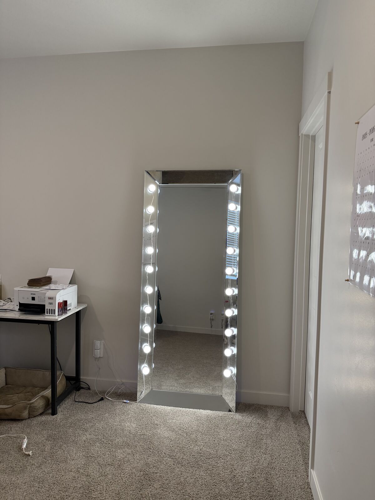 72 Inch Beveled Full Length Floor Mirror